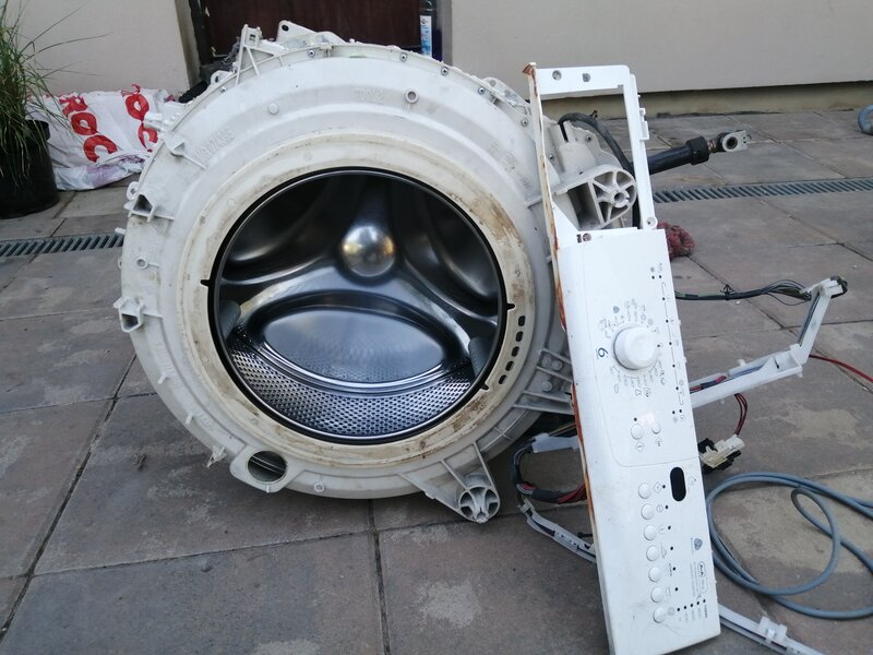 Whirlpool 6-th sense - motor, cuva si instalatie electrica